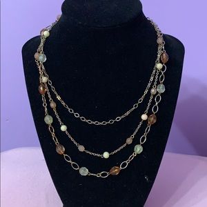 Triple layer necklace